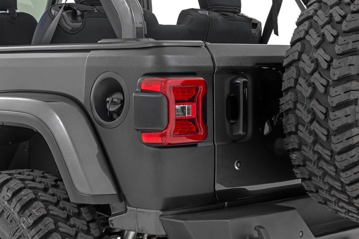 Jeep Wrangler JL Trail Cladding - Rear Corners - Rough Country - '18-'25